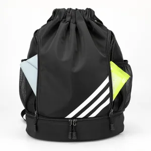 Women's Creative Drawstring Basketball Gift Printable Backpacks
