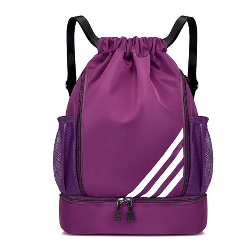 Women's Creative Drawstring Basketball Gift Printable Backpacks