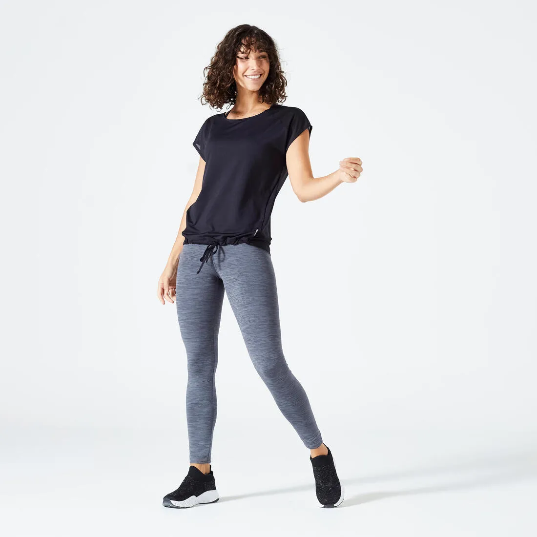Women's Loose Fitness Cardio Crew Neck T-Shirt