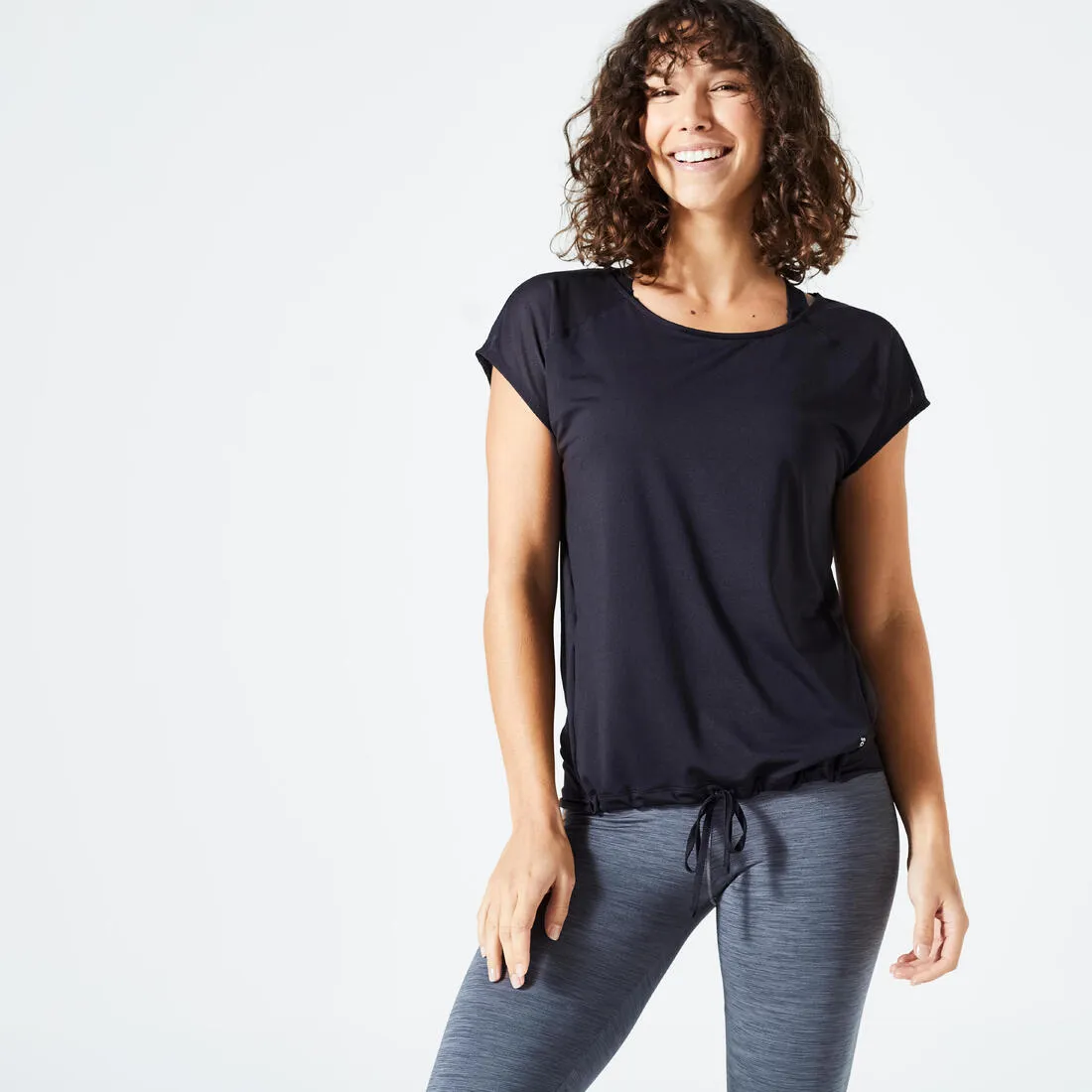 Women's Loose Fitness Cardio Crew Neck T-Shirt