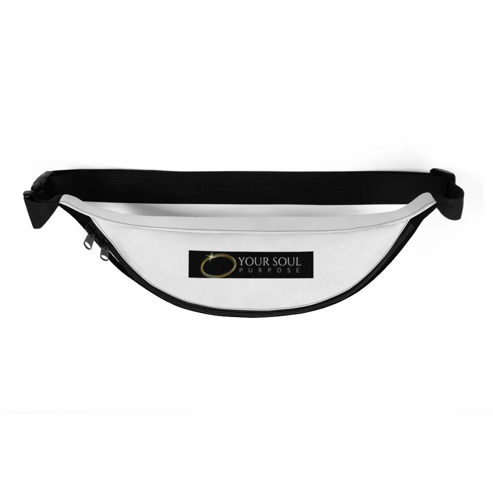 WYSP - What's Your Soul Purpose? - Bold - White - Fanny Pack