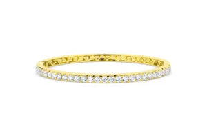 Yellow Gold Diamond Bangle