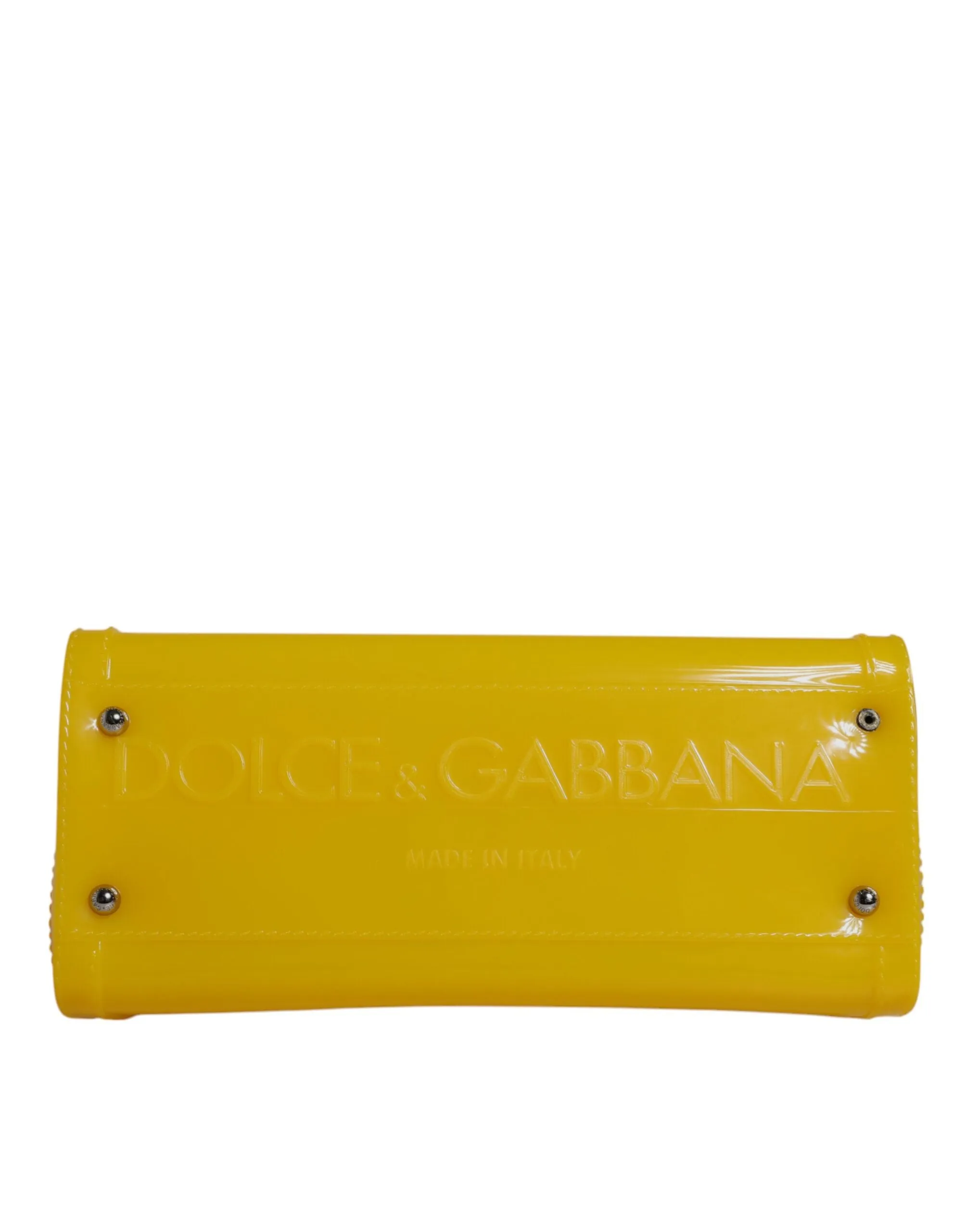 Yellow PVC Cotton Satchel Shoulder Strap Bag
