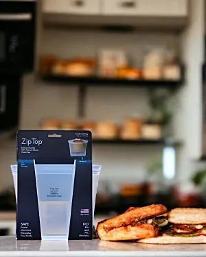 Zip Top Sandwich Bag Storage Containers