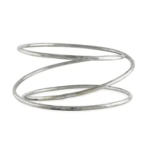 Zuzko Jewelry - Slinky Bangle Bracelet in Sterling Silver