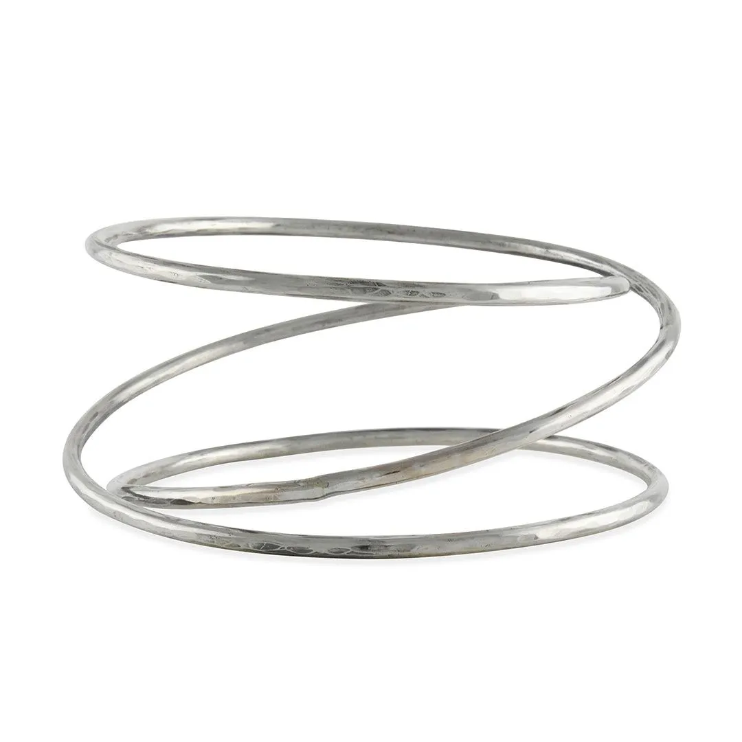 Zuzko Jewelry - Slinky Bangle Bracelet in Sterling Silver